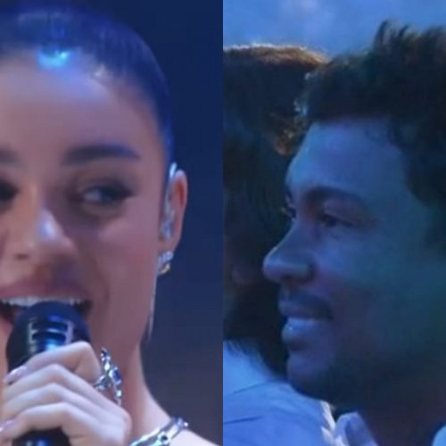 Xamã se emociona com apresentação de Sophie Charlotte no Especial Roberto Carlos