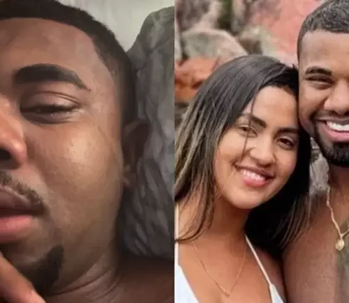 Davi Brito chora em vídeo e pede perdão; Adriana Paula publica mensagem sobre caráter