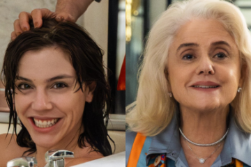 Marieta Severo é flagrada em momento carinhoso com Alice Wegmann em nova imagem de série nacional