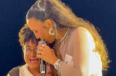 Tia Milena brilha no palco ao lado de Ivete Sangalo e celebra a fama: “É incrível ser reconhecido